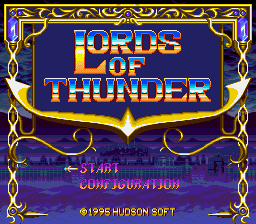 Заставка игры Lords of Thunder